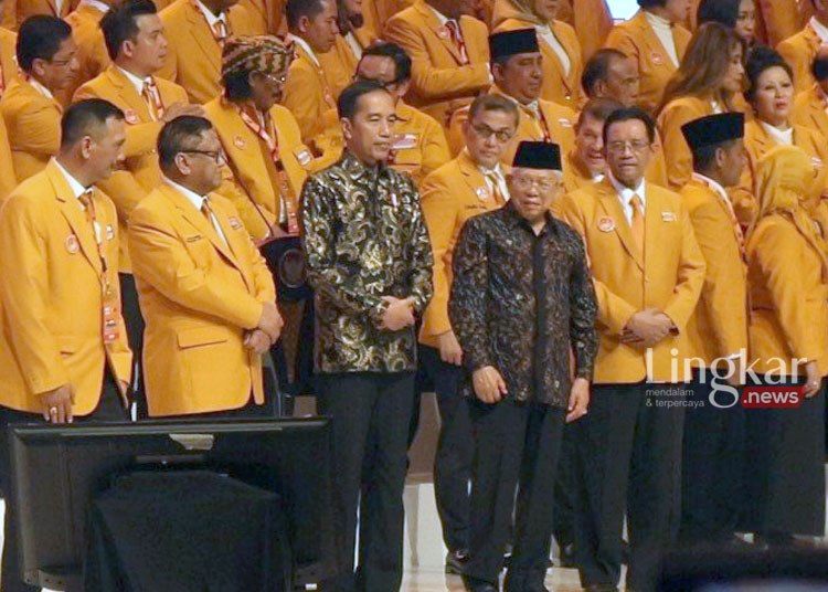 Hadiri HUT Hanura, Presiden Jokowi Sindir Partai Ummat
