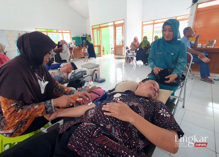 Jelang Ramadhan, Warga Dukuhseti Pati Berlomba-lomba Donor Darah